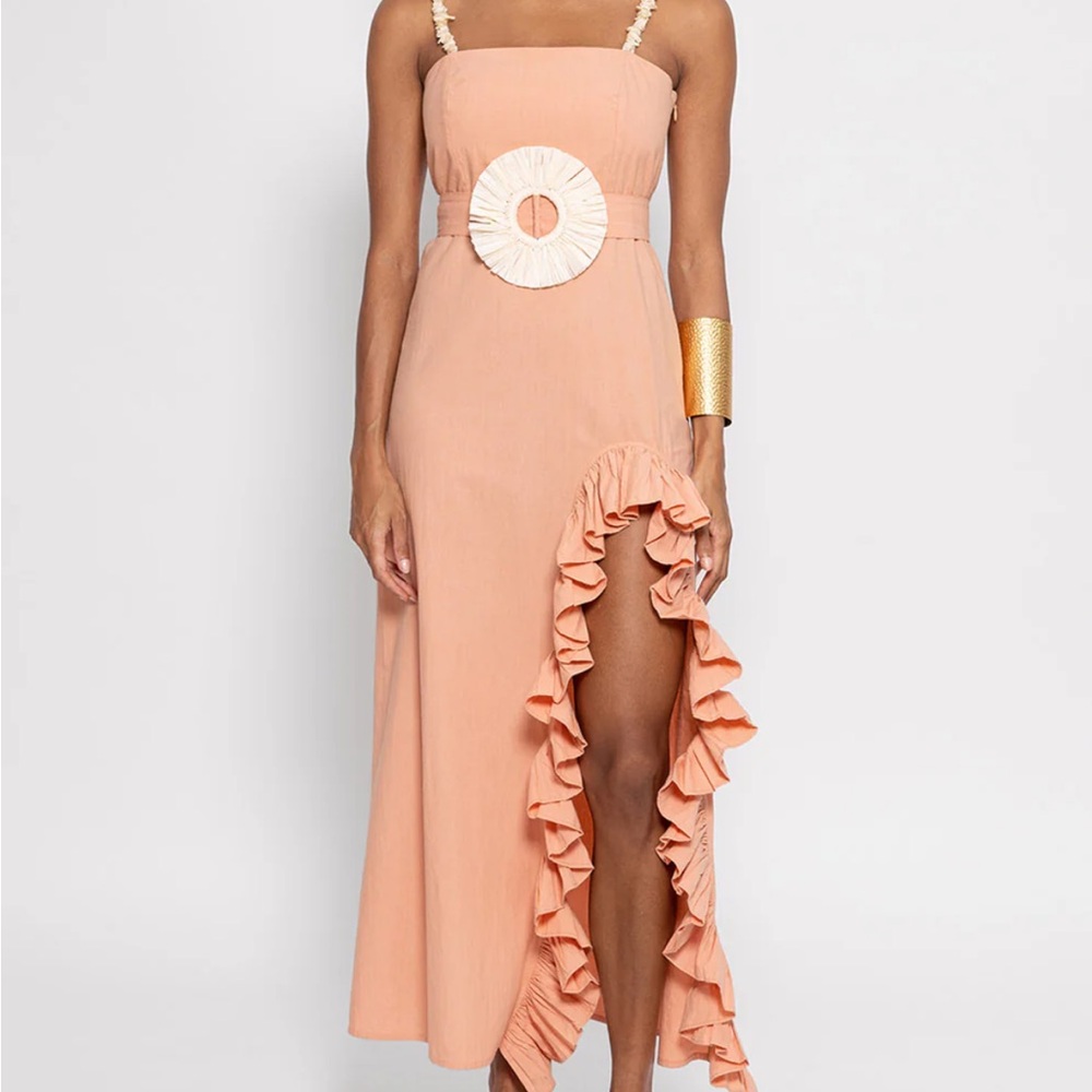 SUNDRESS FRANCINE LONG DRESS NUDE XS - Picture 3 of 12